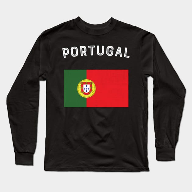 Portugal Flag Long Sleeve T-Shirt by phenomad